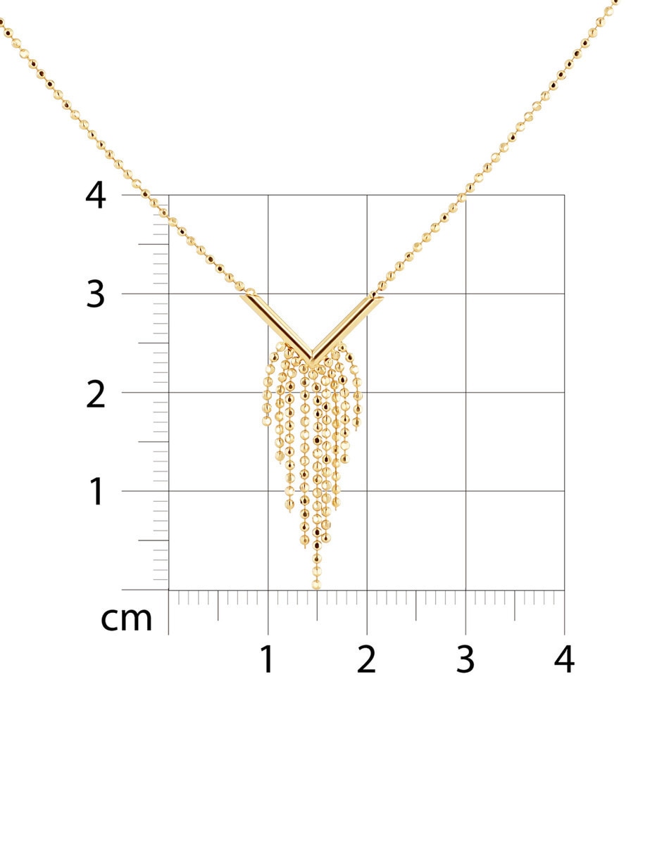 Gargantilla de oro amarillo 14 K 3