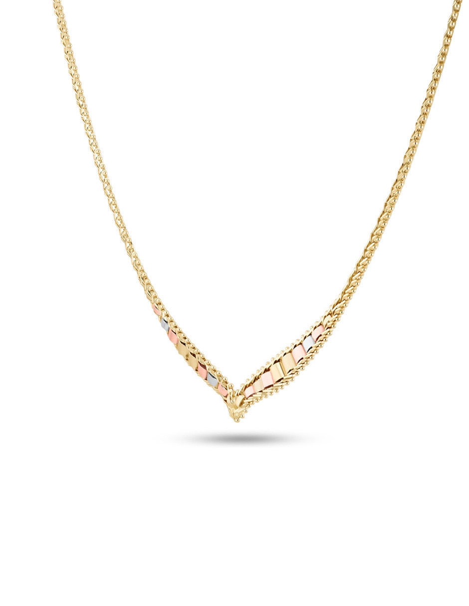 Gargantilla oro florentino 14 K 4