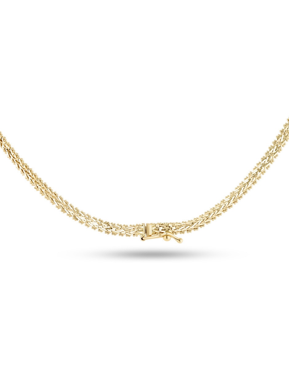 Gargantilla oro florentino 14 K 2