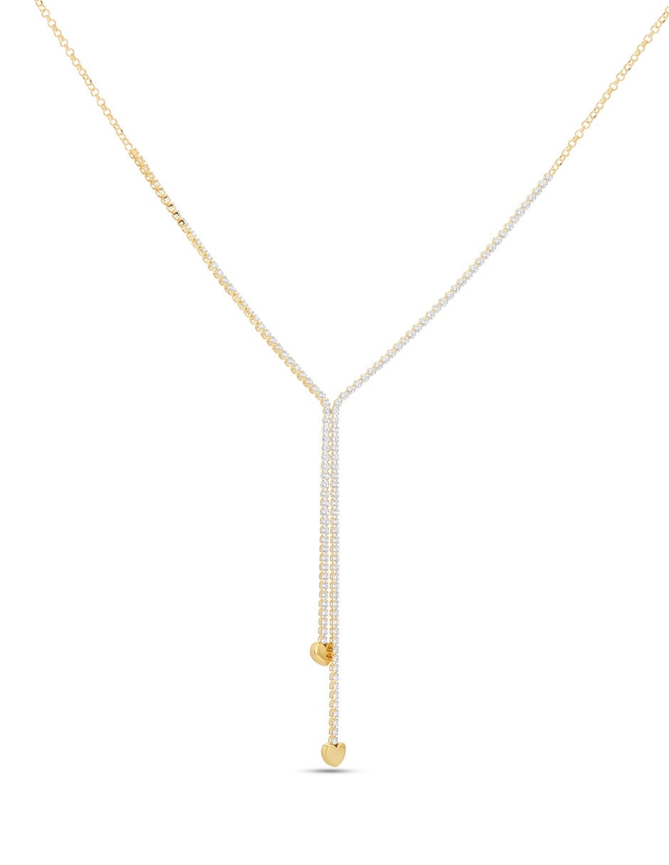 Gargantilla de corazón Joyerias Bizzarro de oro amarillo 14 K