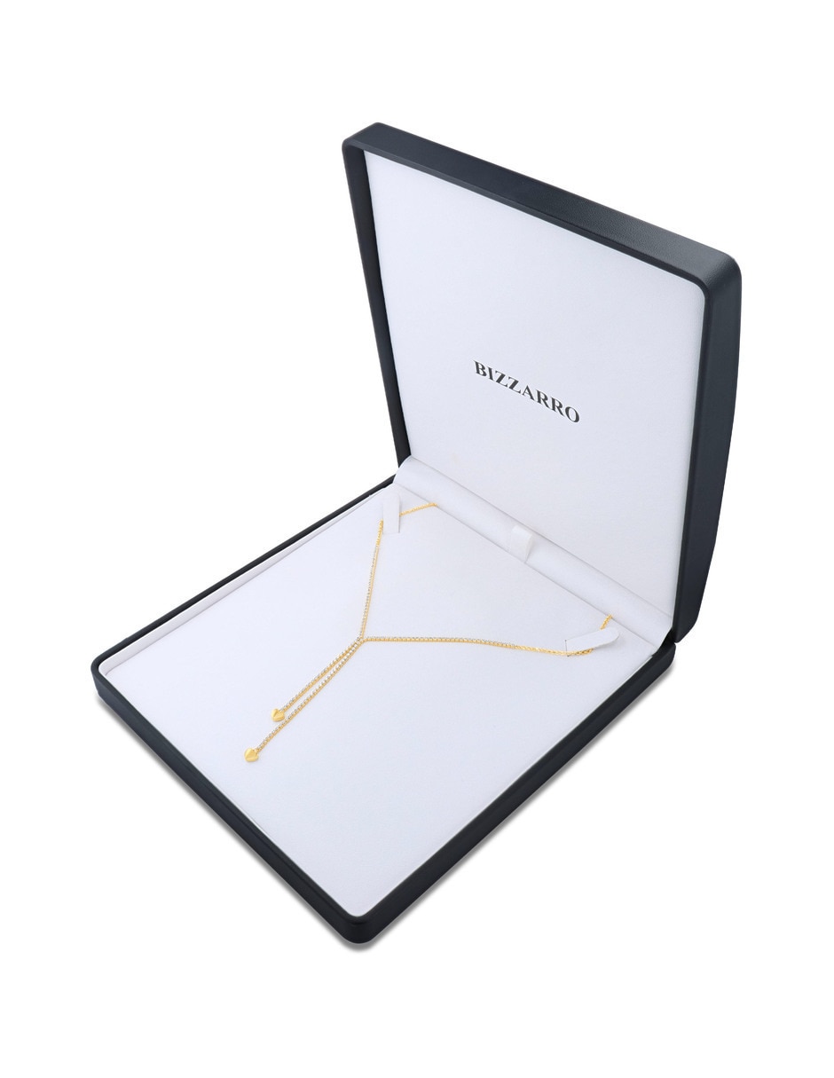 Gargantilla de corazón Joyerias Bizzarro de oro amarillo 14 K