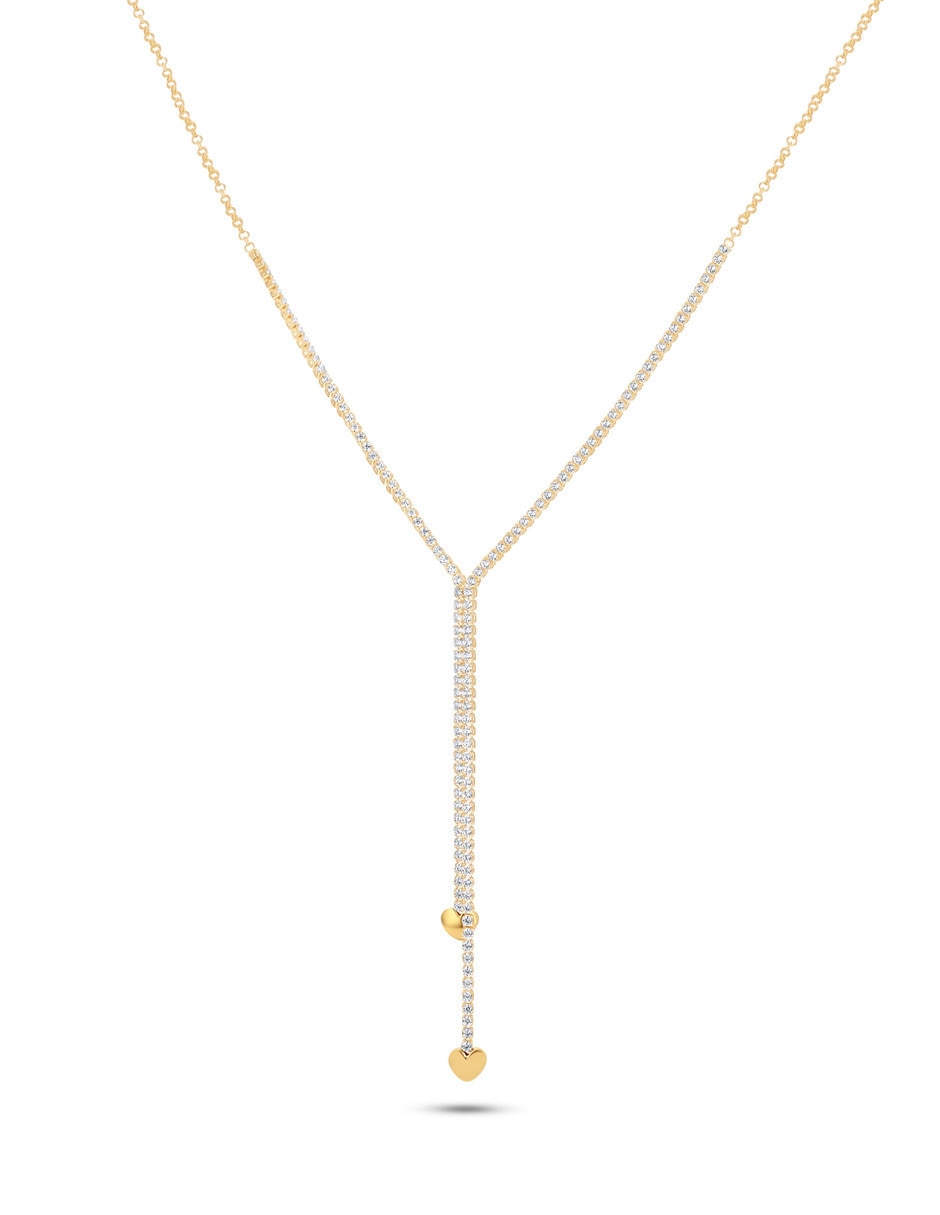 Gargantilla de corazón Joyerias Bizzarro de oro amarillo 14 K