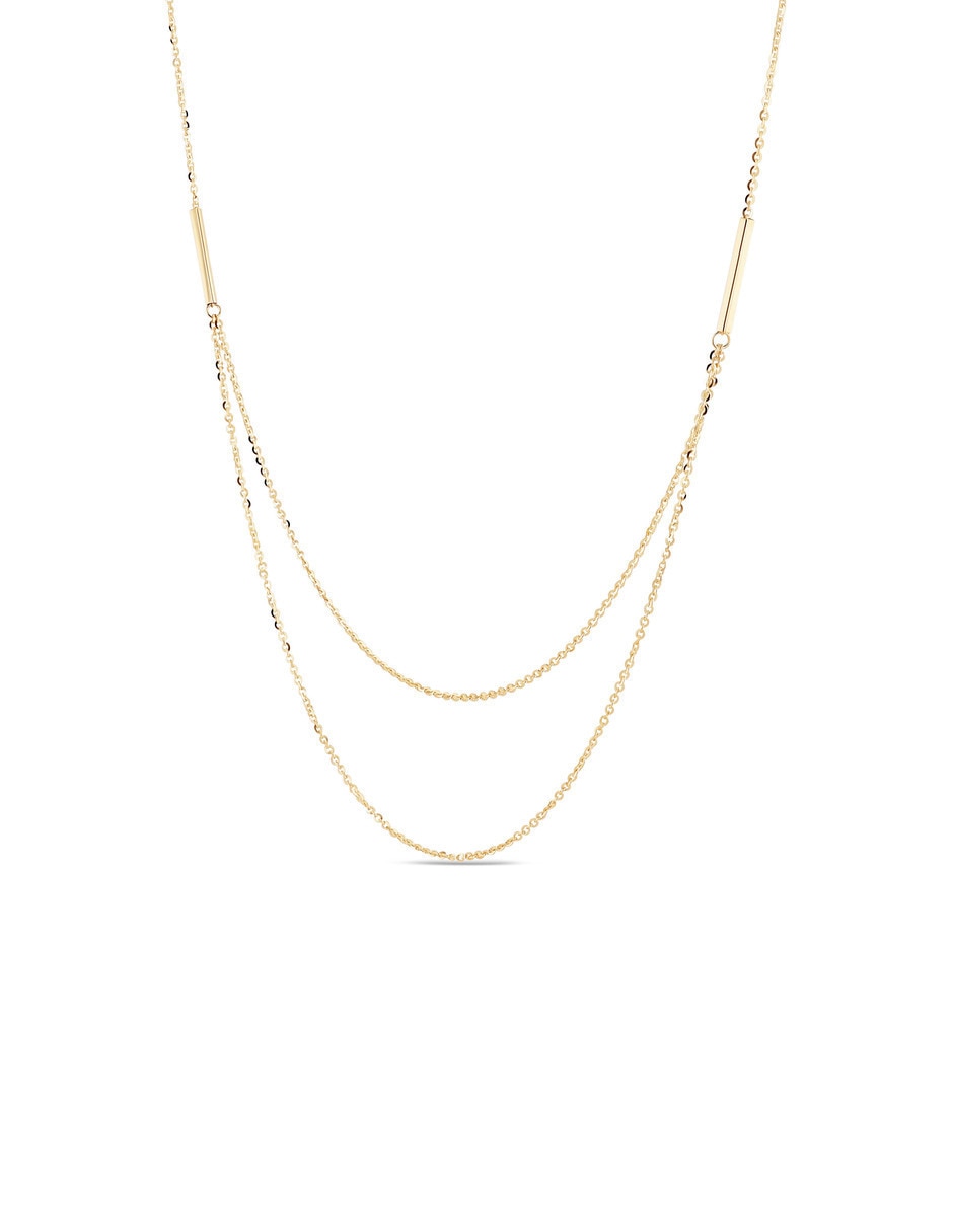 Collar de oro amarillo 14 K 7