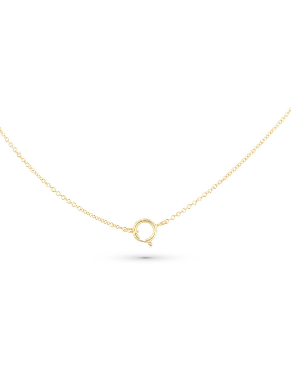 Gargantilla forma de niño Joyas Bizzarro de oro amarillo 14 K 2
