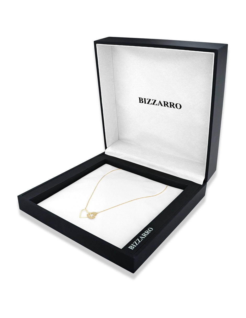 Gargantilla de corazón de oro amarillo 14 K