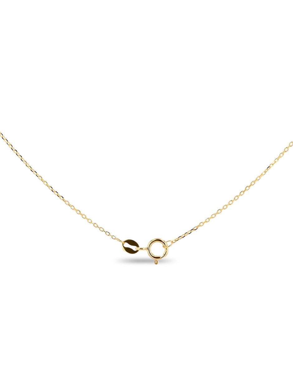 Gargantilla de corazón de oro amarillo 14 K