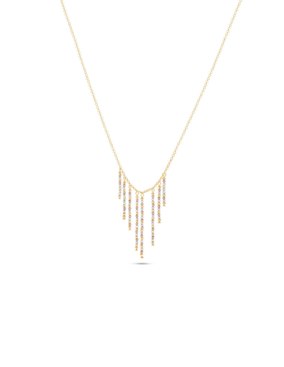 Gargantilla Joyerias Bizzarro de oro florentino 14 K