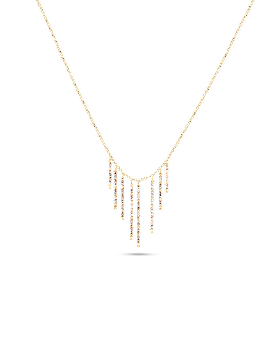 Gargantilla de oro florentino 14 K