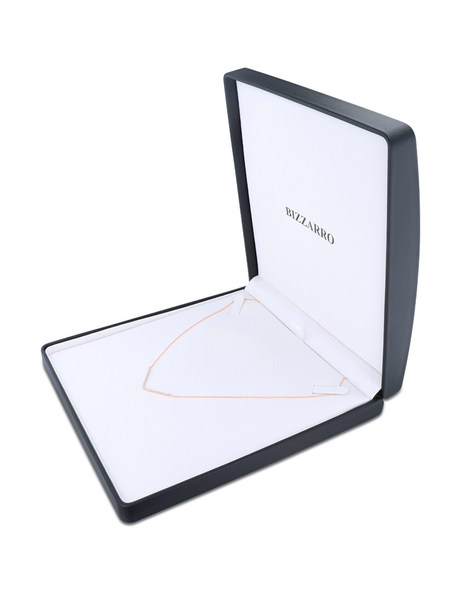 Gargantilla de oro rosa 14 K 8