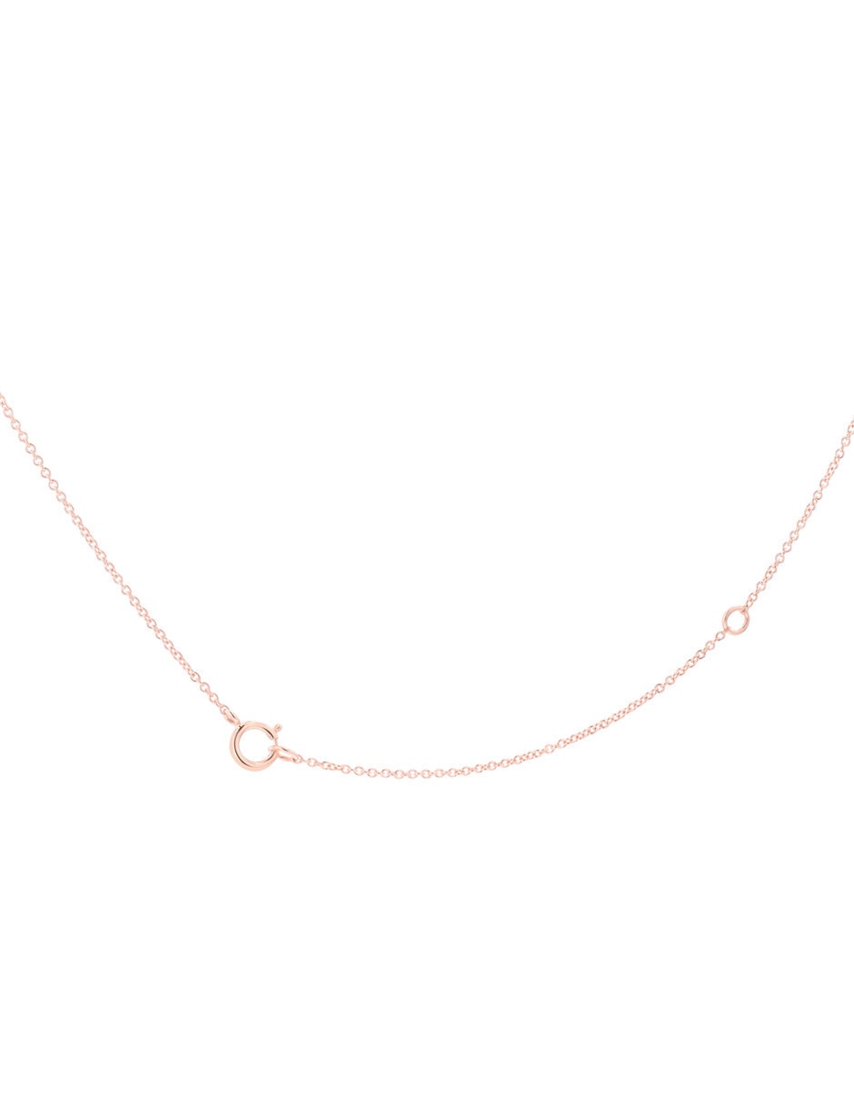 Gargantilla de oro rosa 14 K 9