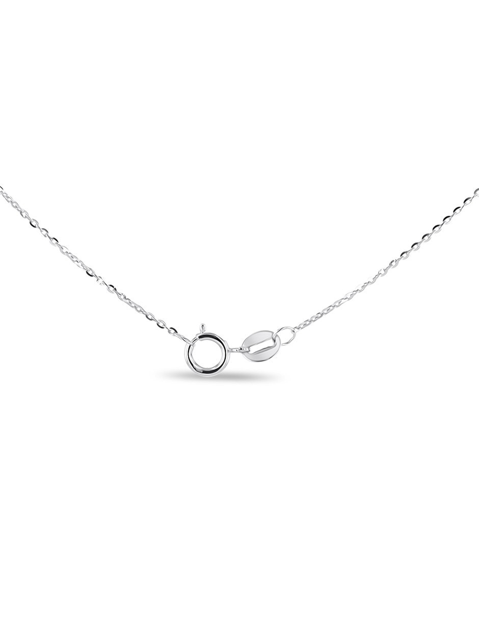 Gargantilla de oro blanco 14 K 2