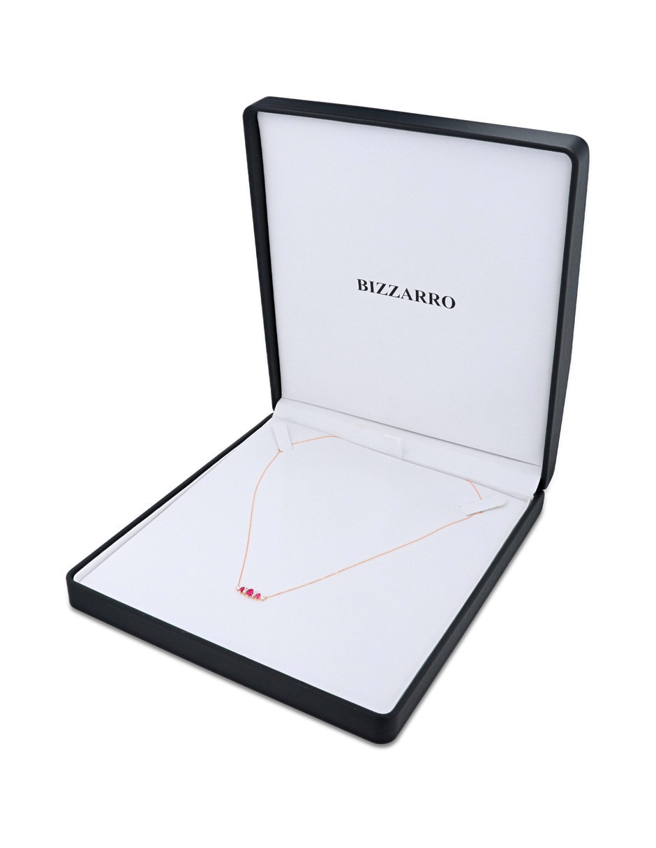 Gargantilla de oro rosa 14 K