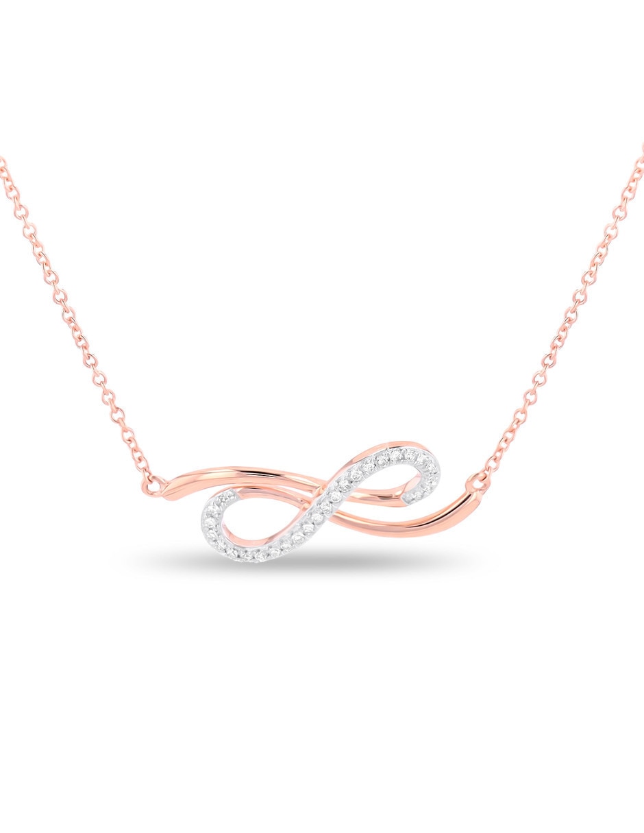 De infinito taza de oro rosa 14 k