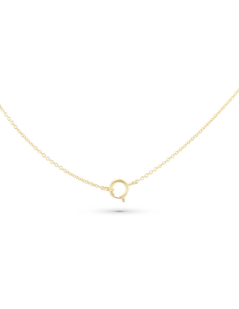 Gargantilla forma de niño Joyerias Bizzarro oro amarillo 14 K