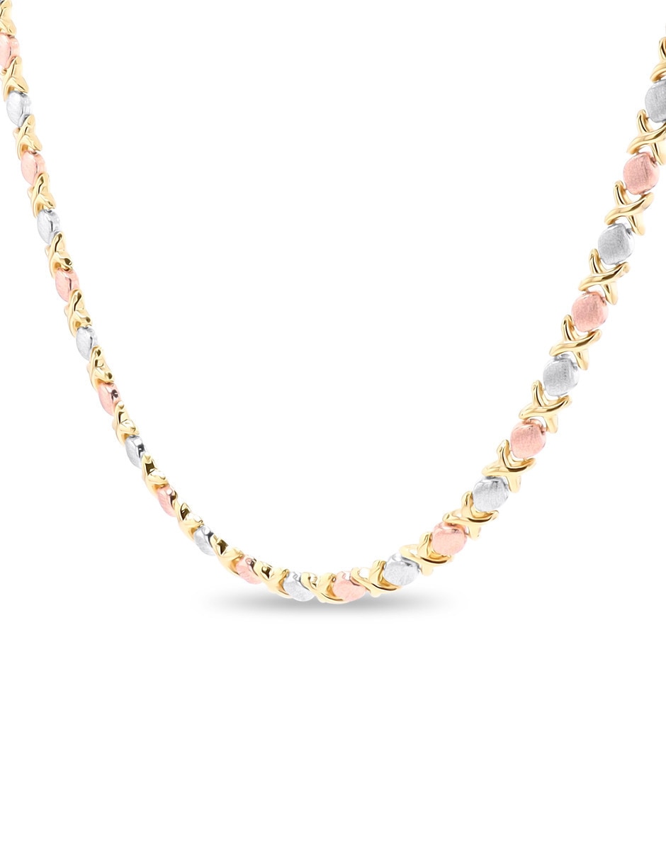 Gargantilla Joyerias Bizzarro de oro florentino 14 K