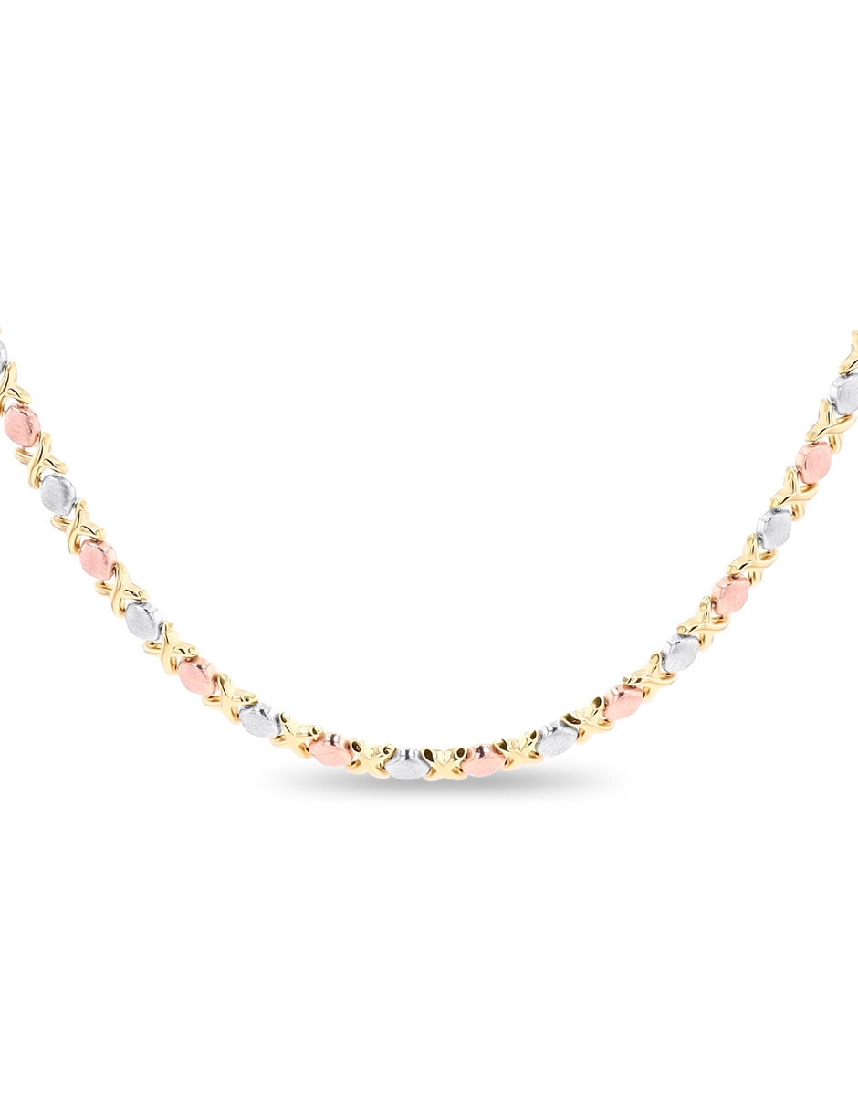 Gargantilla de oro florentino 14 K
