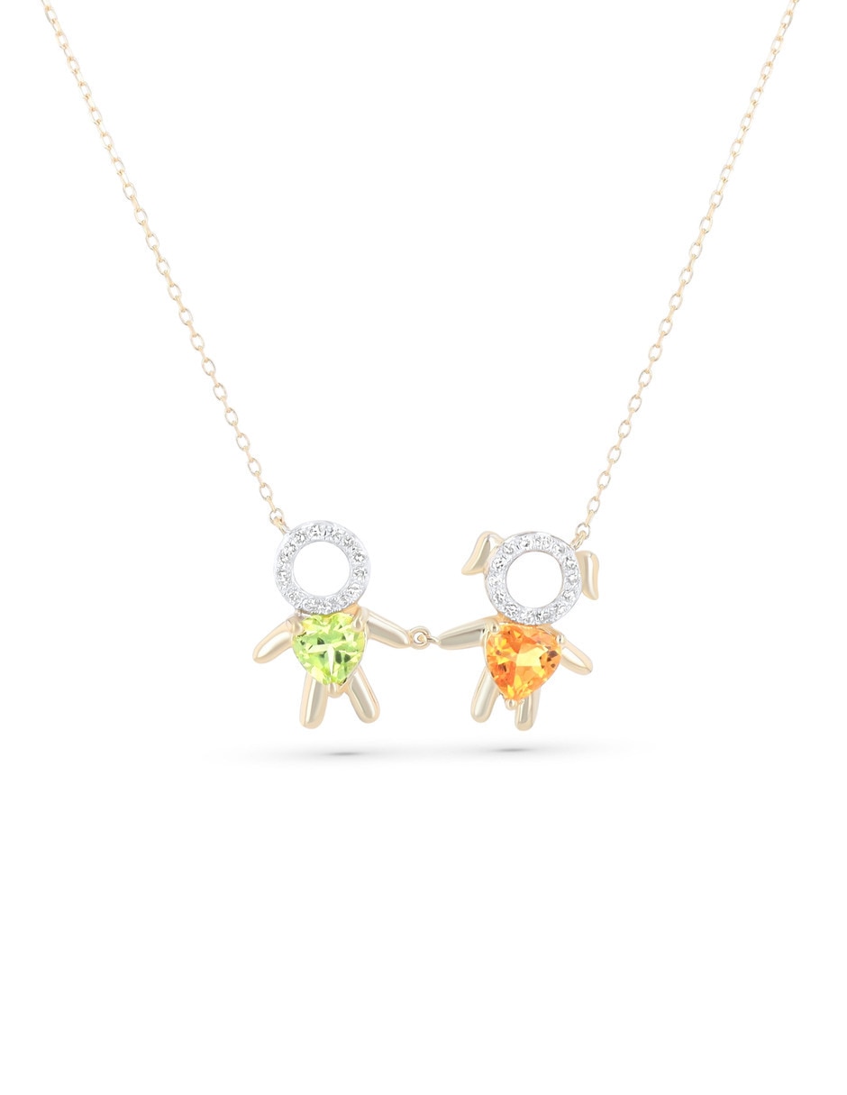 Gargantilla de niños de oro 14 K