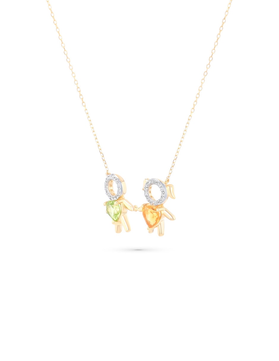 Gargantilla de niños de oro 14 K