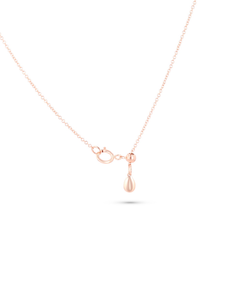 Gargantilla de oro rosa 14 K 4