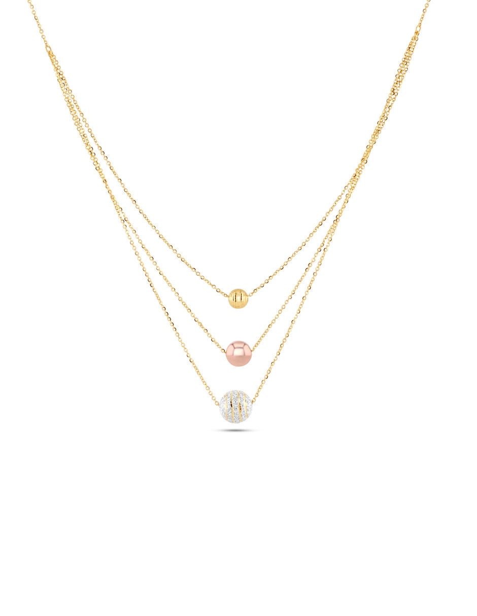 De esfera taza de oro florentino 14 k