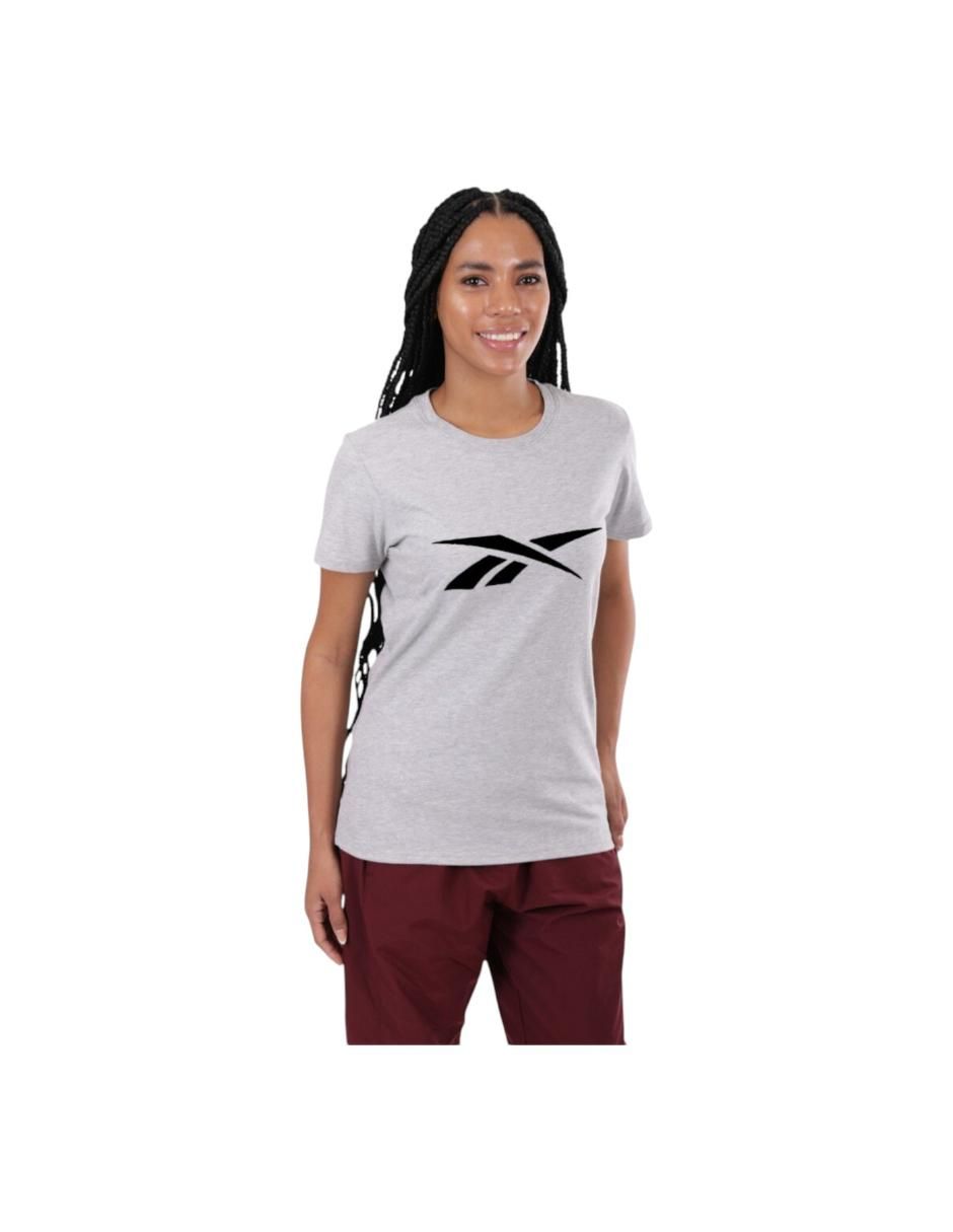 Playera manga corta lifestyle cuello redondo para mujer
