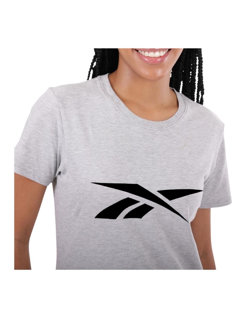 Playera manga corta reebok lifestyle cuello redondo para mujer