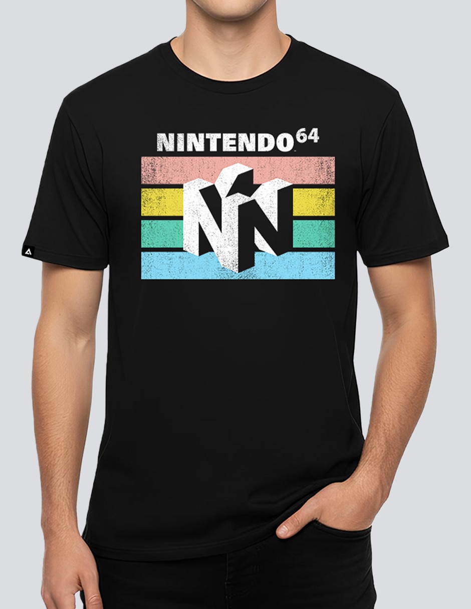 Playera Nintendo cuello redondo para hombre