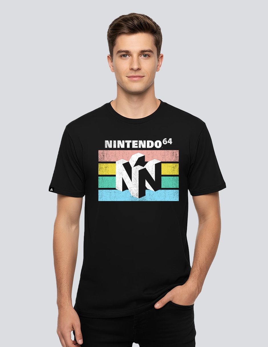 Playera Nintendo cuello redondo para hombre