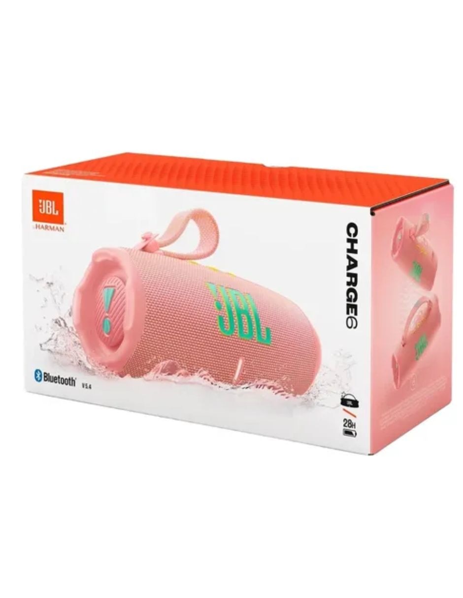 Bocina portátil Charge 6 Pink Bluetooth 2