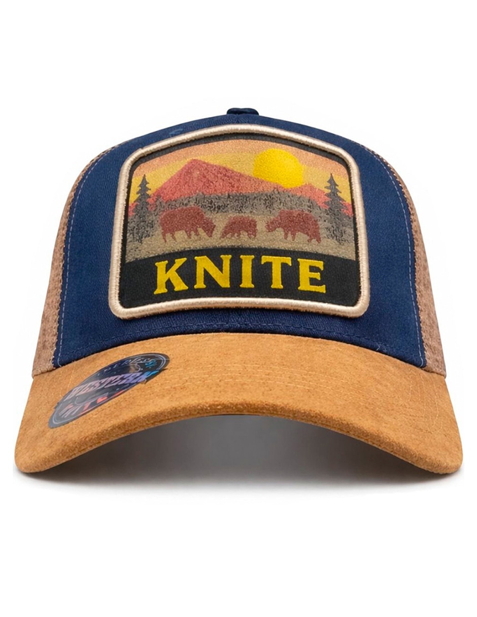 Gorra visera curva snapback Knite para hombre