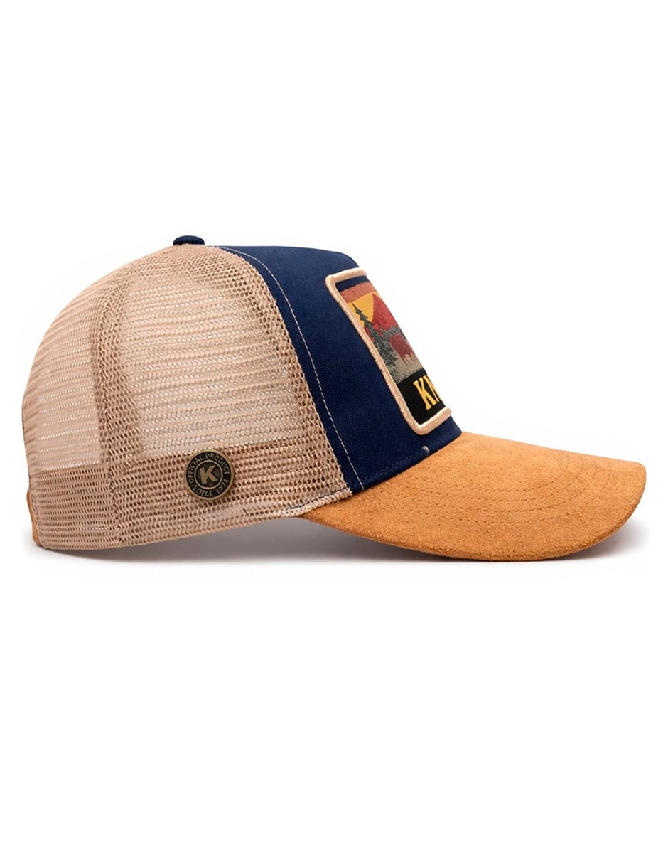 Gorra visera curva snapback Knite para hombre