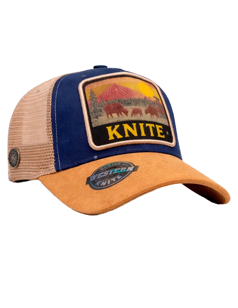 Gorra visera curva snapback Knite para hombre