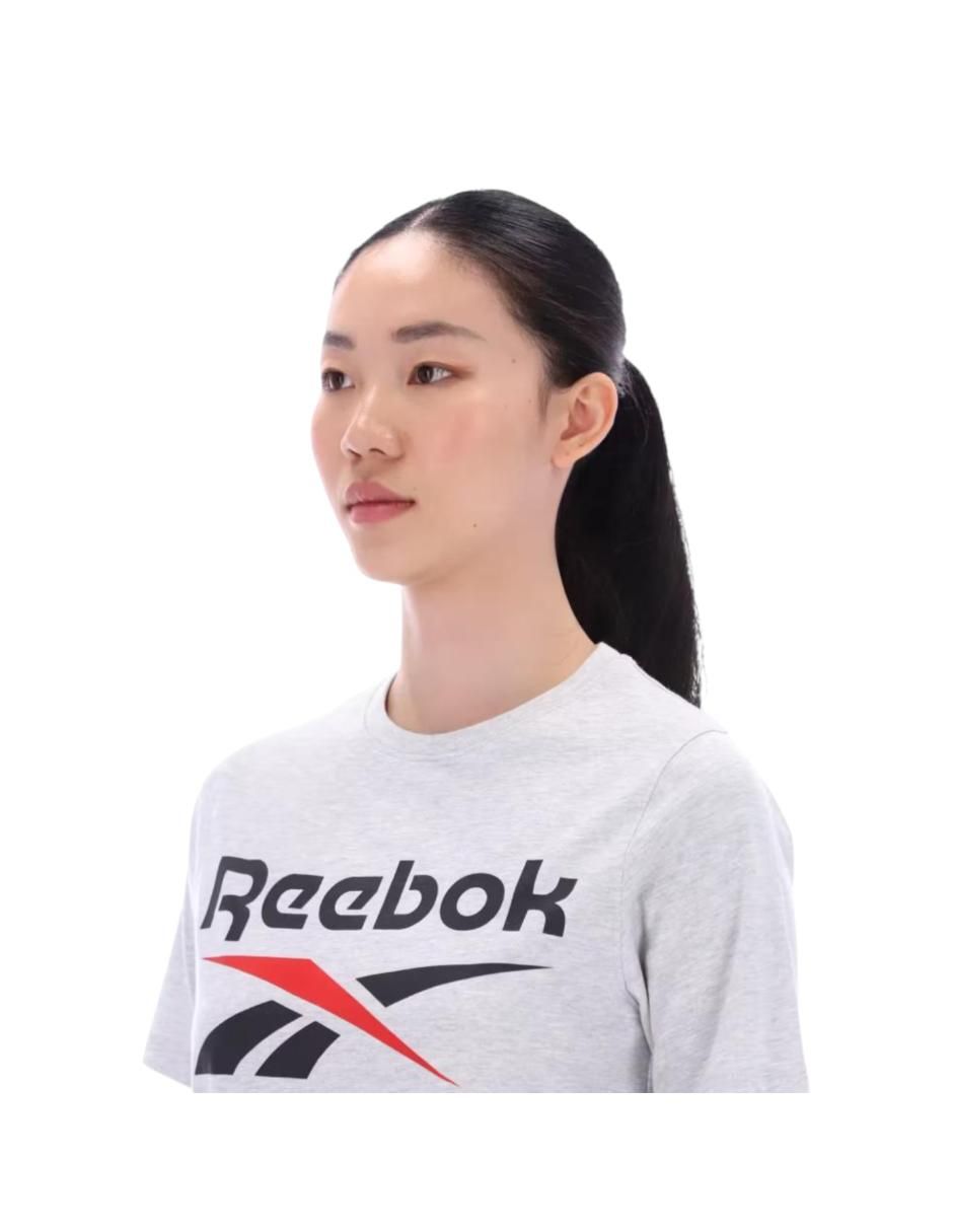 Playera manga corta Reebok cuello redondo para mujer