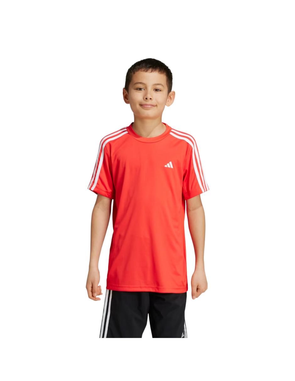 Playera adidas u tr es 3s t manga corta para niño