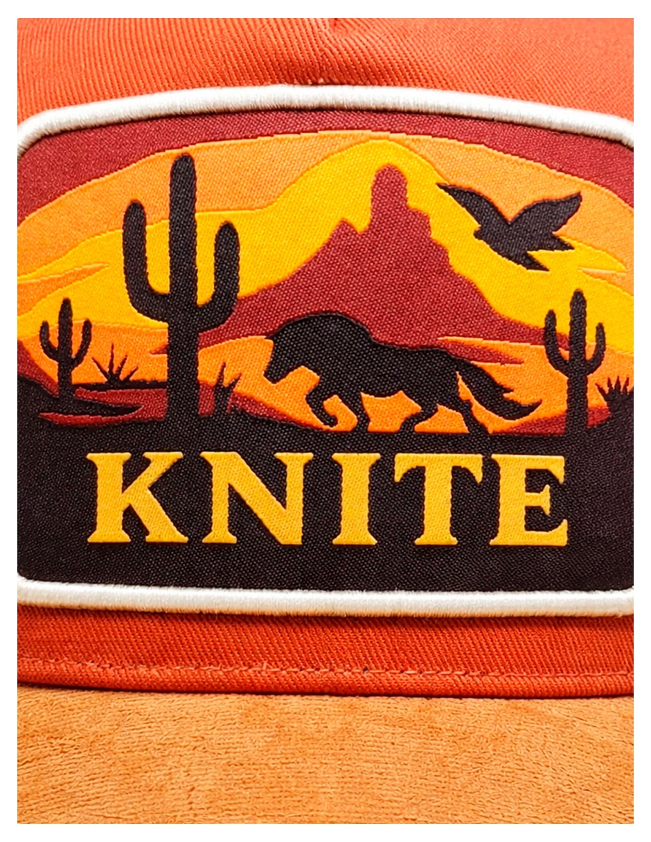 Gorra visera curva snapback Knite para hombre