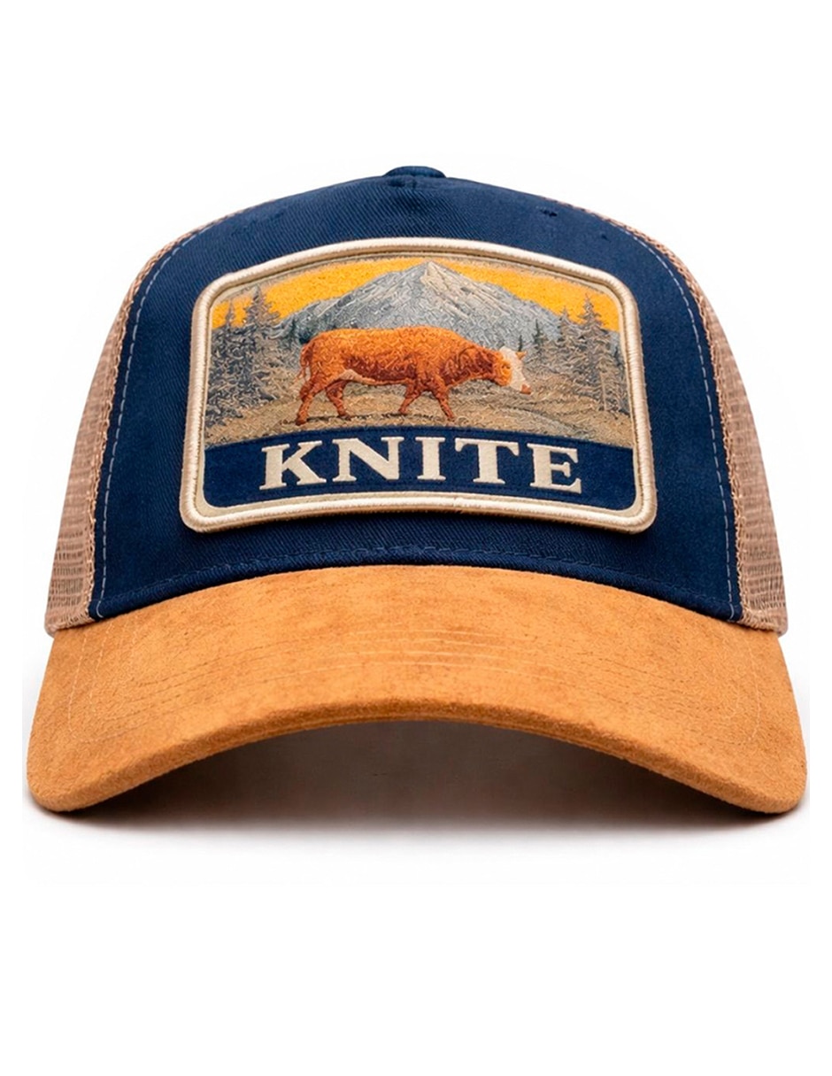 Gorra visera curva snapback Knite para hombre