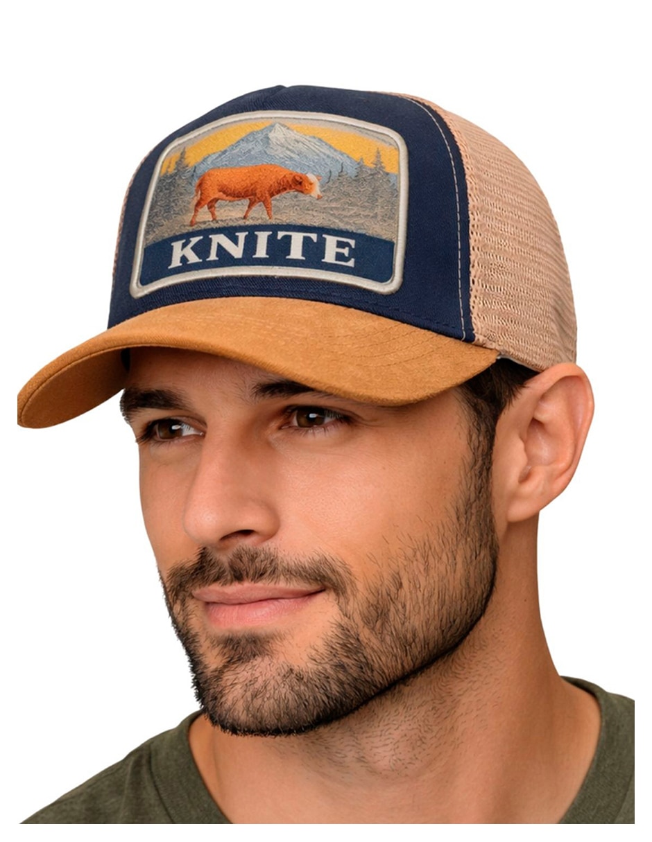 Gorra visera curva snapback Knite para hombre