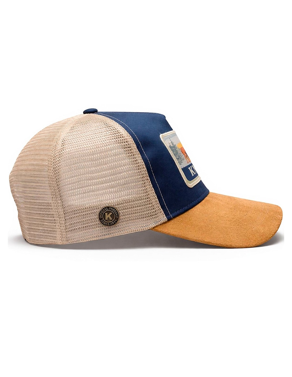 Gorra visera curva snapback Knite para hombre