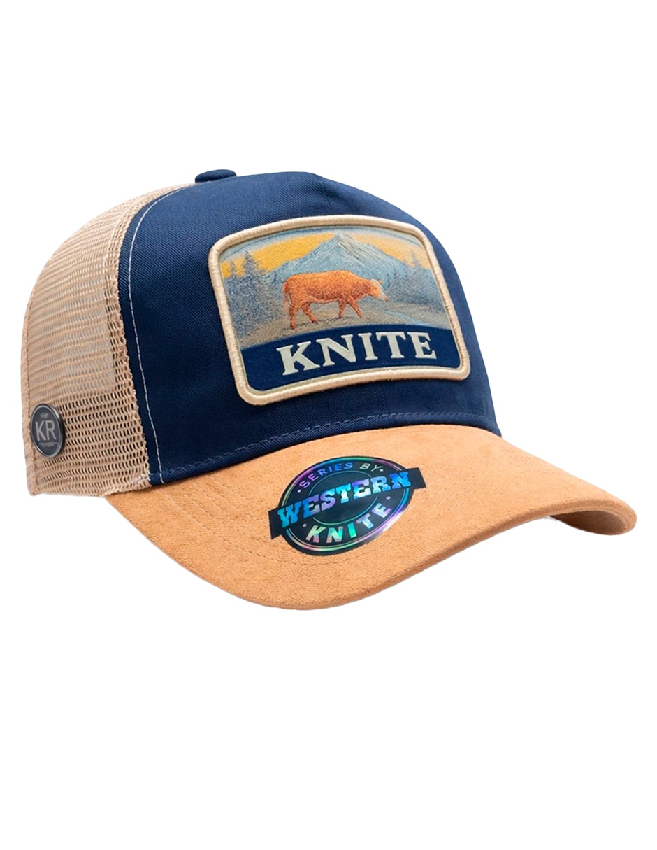 Gorra visera curva snapback Knite para hombre