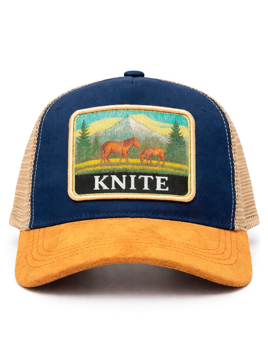 Gorra visera curva snapback para casual knite para hombre