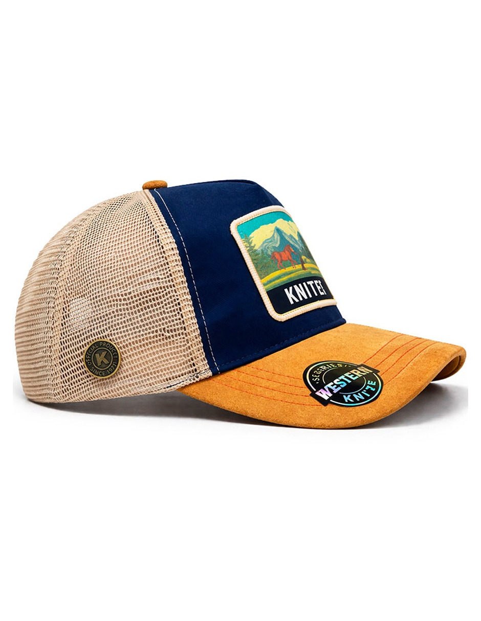 Gorra visera curva snapback para casual knite para hombre