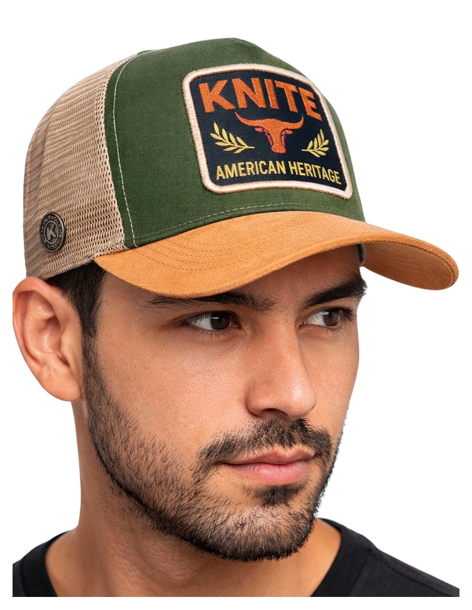 Gorra visera curva snapback Knite para hombre