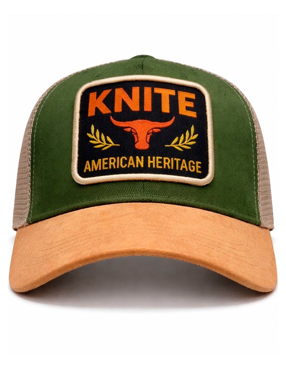 Gorra visera curva snapback Knite para hombre