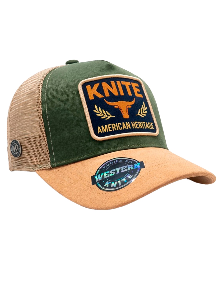 Gorra visera curva snapback Knite para hombre