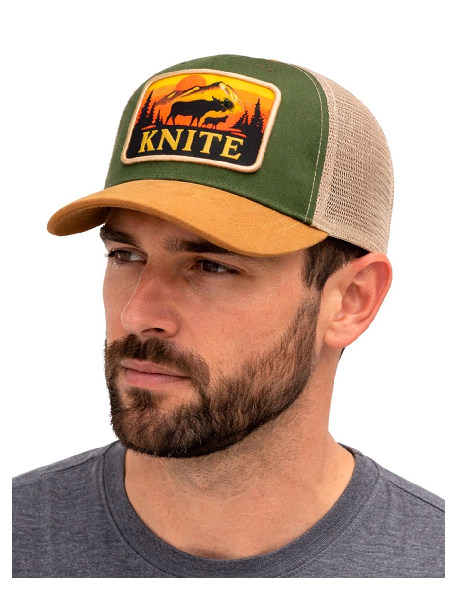 Gorra visera curva snapback Knite para hombre