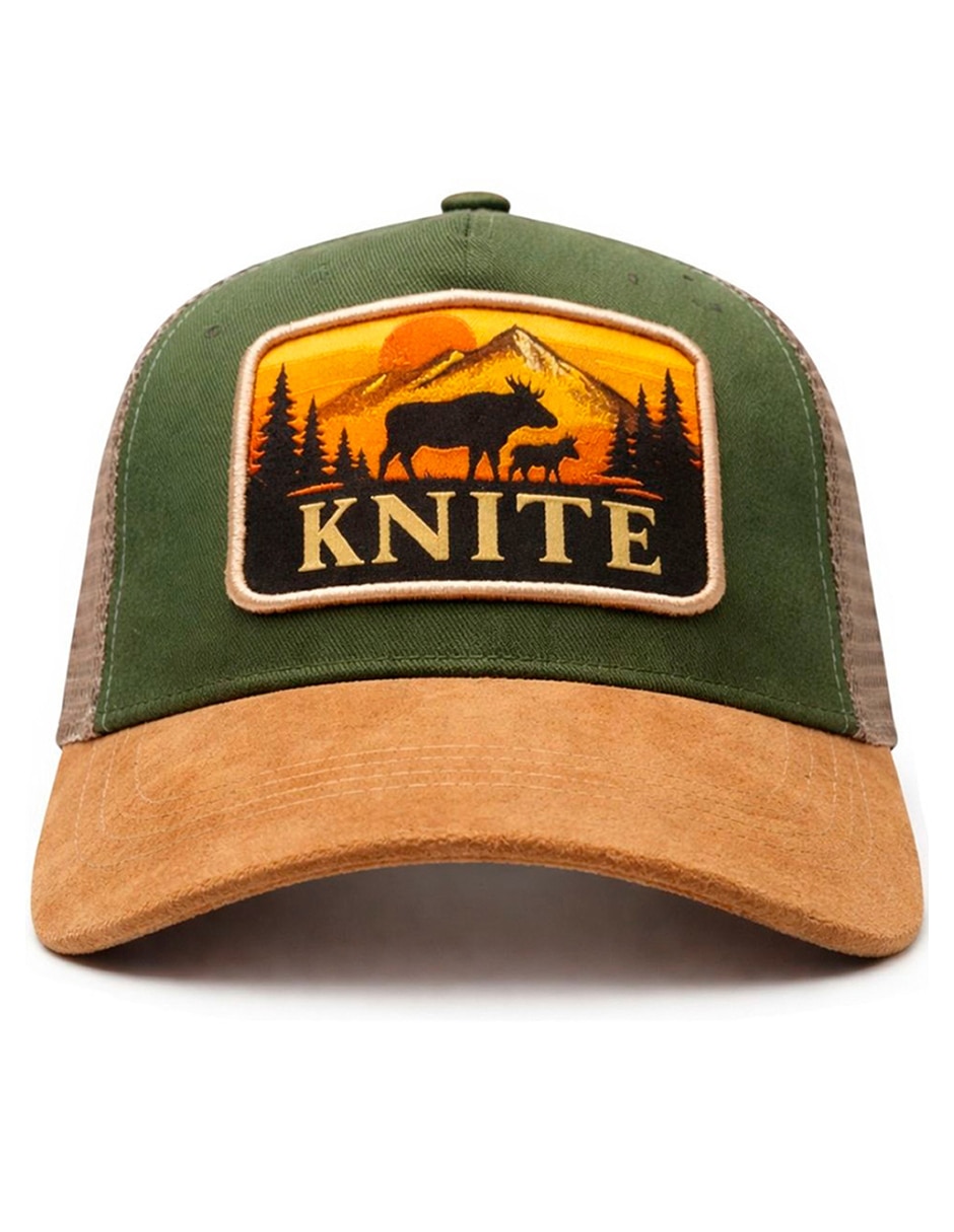 Gorra visera curva snapback Knite para hombre