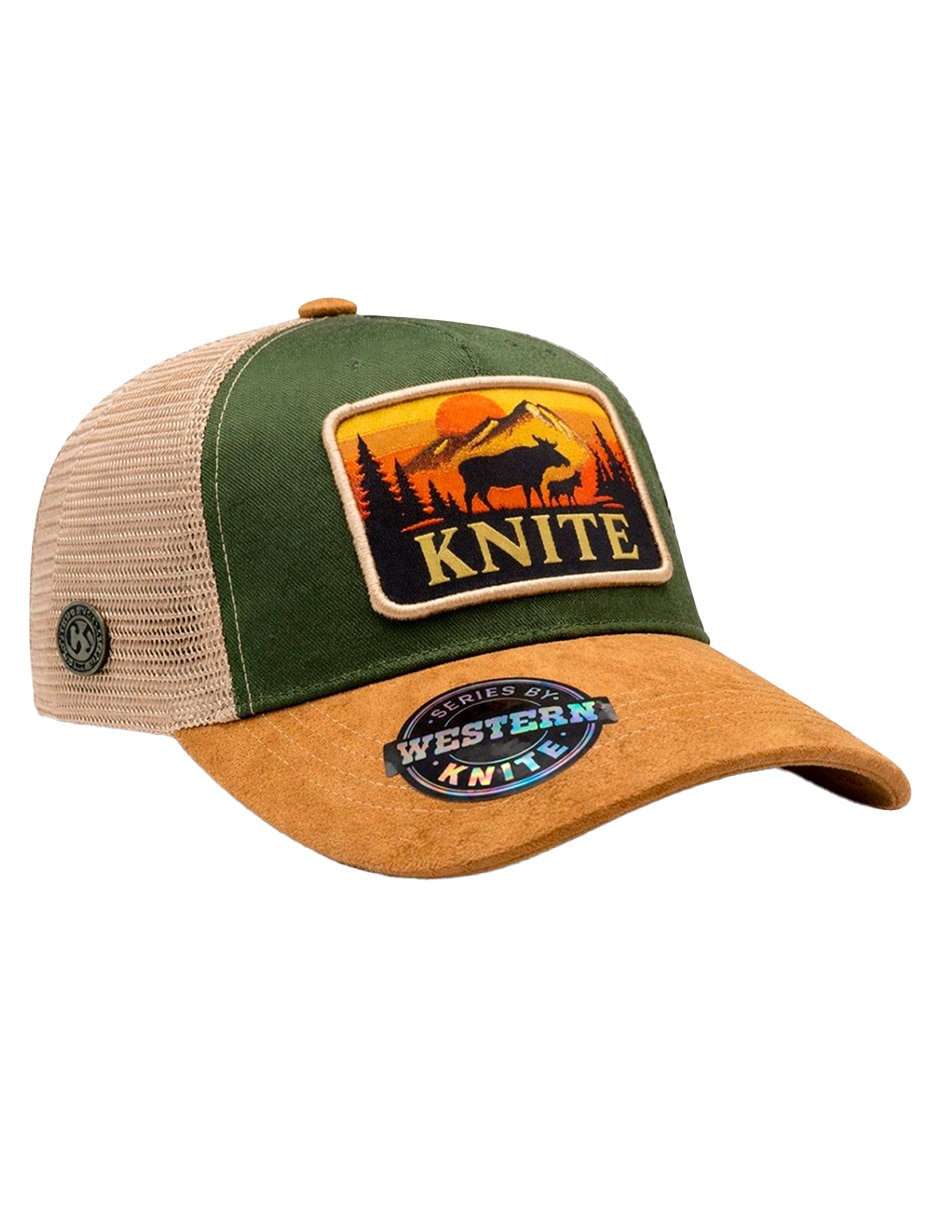 Gorra visera curva snapback Knite para hombre