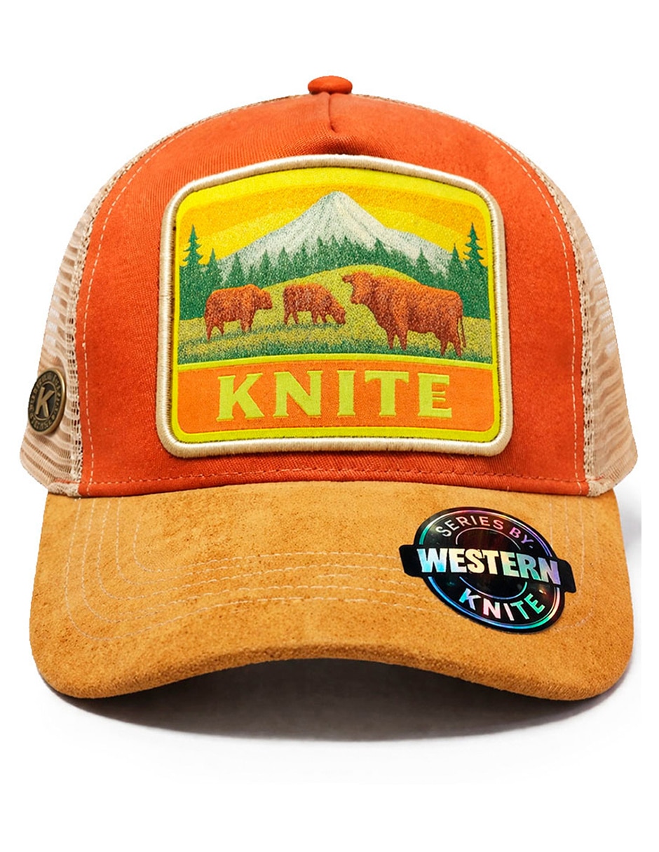 Gorra visera curva snapback Knite para hombre
