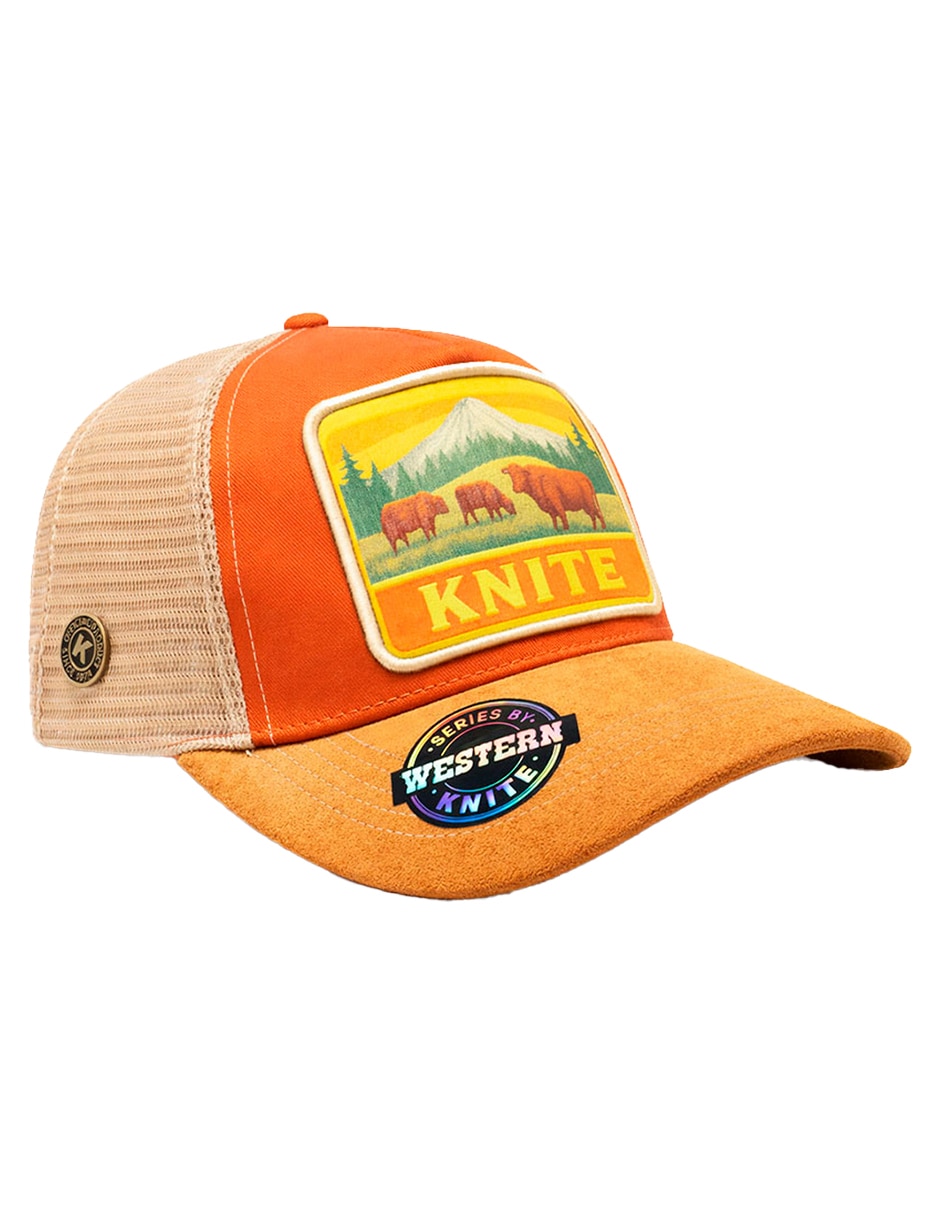 Gorra visera curva snapback Knite para hombre