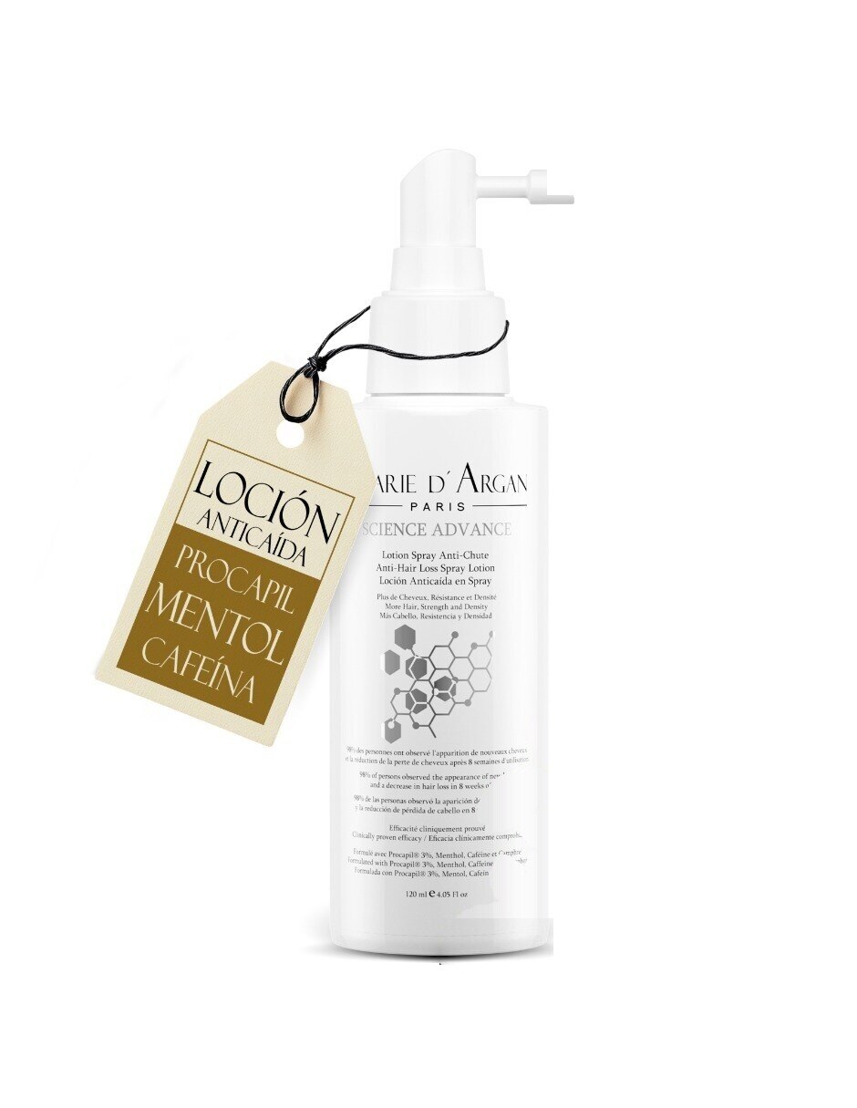 Tónico hidratante lotion spray anti chute Marie D' Argan